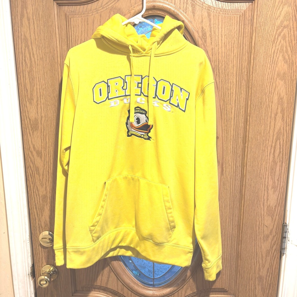 Oregon‎ Ducks (Embroidered) Hoodie Colosseum NCAA Pullover Sweatshirt Size L